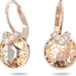 Elegant Swarovski Bella Crystal Earrings - Pink Perfection