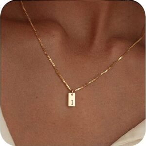 Personalized 14K Gold Initial Necklace for Women