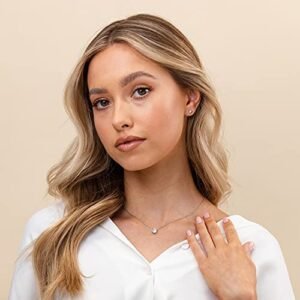 Stunning 14K Gold Plated CZ Dainty Choker Necklace
